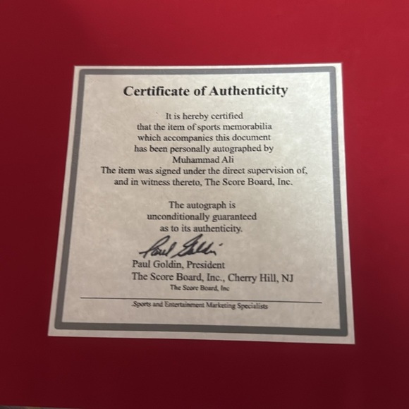 Muhammad Ali autographed photo - Picture 3 of 3